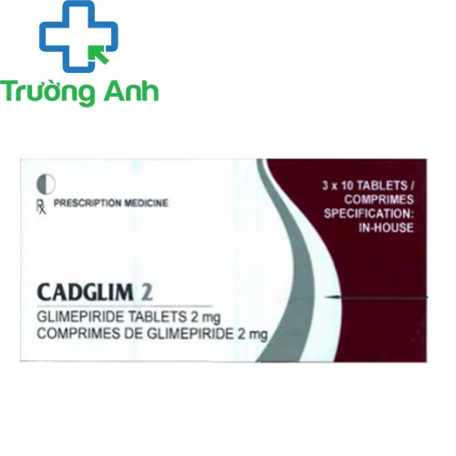 Cadglim 2 Zydus Cadila - Thuốc trị bệnh tiểu đường của Ấn Độ