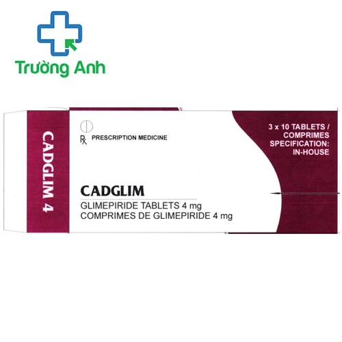 Cadglim 4 Zydus Cadila - Thuốc trị đái tháo đường của Ấn Độ