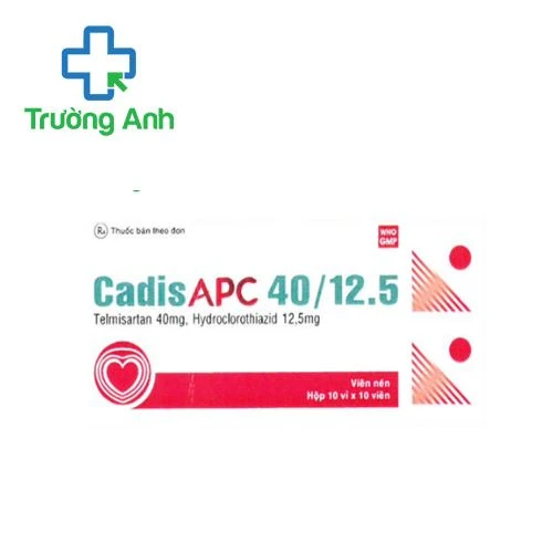 CADISAPC 40/12.5 Ampharco USA - Điều trị tăng huyết áp vô căn ở người lớn