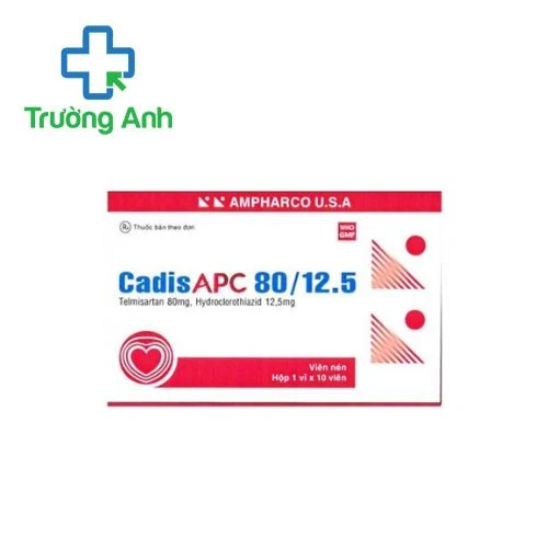 CADISAPC 80/25 Ampharco US - Điều trị ban đầu trong điều trị tăng huyết áp