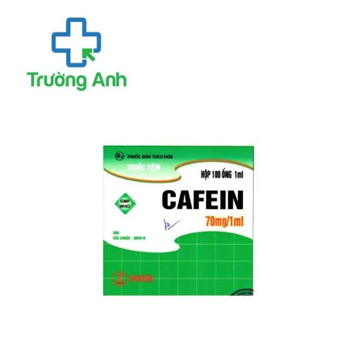 Cafein 70mg/1ml Dopharma - Thuốc trợ tim hiệu quả