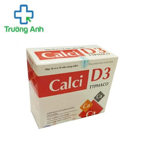 Calci D3 TTPhaco - Giúp bổ sung canxi và vitamin D3 cho cơ thể