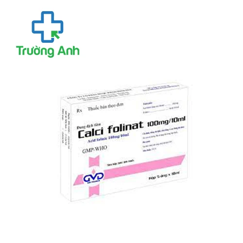 Calci folinat 100mg/10ml MD Pharco - Thuốc điều ngộ độc hiệu quả