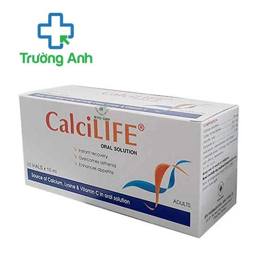 Calcilife 10ml OPV - Phòng và điều trị thiếu hụt vitamin C