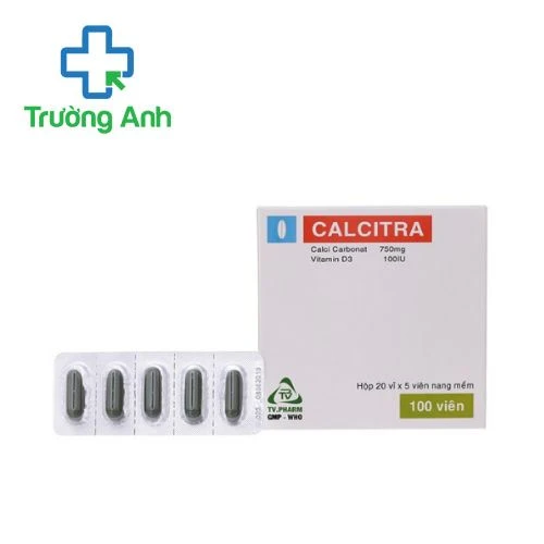 Calcitra TV.Pharm - Bổ sung Calci, vitamin, khoáng chất cho cơ thể