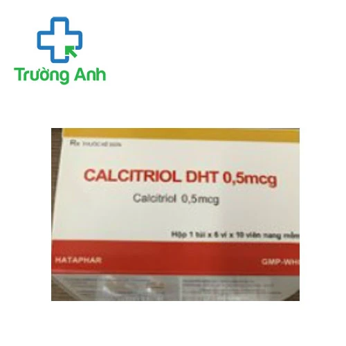 Calcitriol DHT 0,5mcg Hataphar - Thuốc điều trị bệnh loãng xương