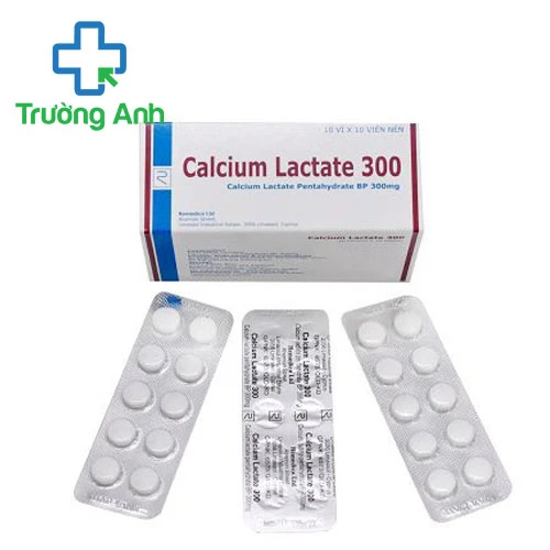 Calcium Lactate 300 - Bổ sung canxi bảo vệ xương khớp hiệu quả