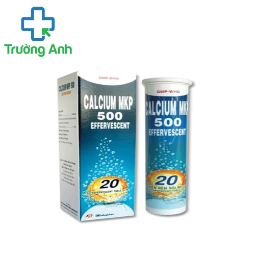 Calcium MKP 500 Effervescent - Giúp bổ sung calci của Mekophar