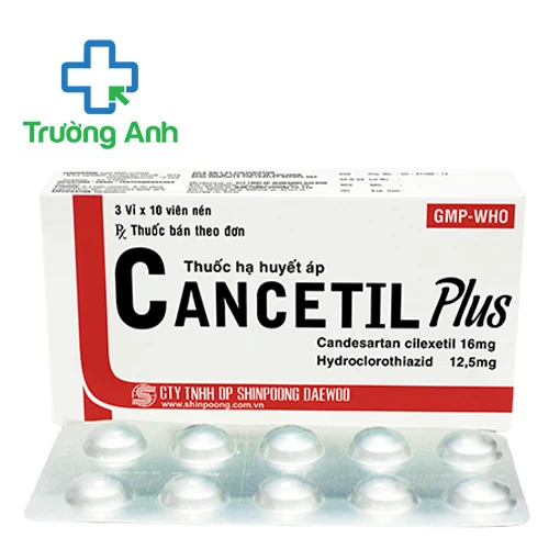 Cancetil Plus - Thuốc điều trị tăng huyết áp hiệu quả