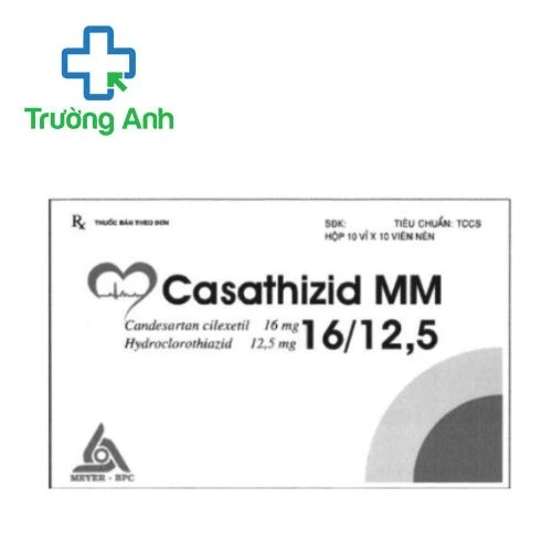 Casathizid MM 16/12,5 Meyer - BPC - Chuyên điều trị bệnh tăng huyết áp