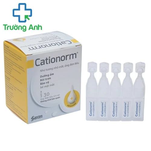 Cationorm - Giúp dưỡng ẩm, bảo vệ bề mặt mắt hiệu quả của Japan