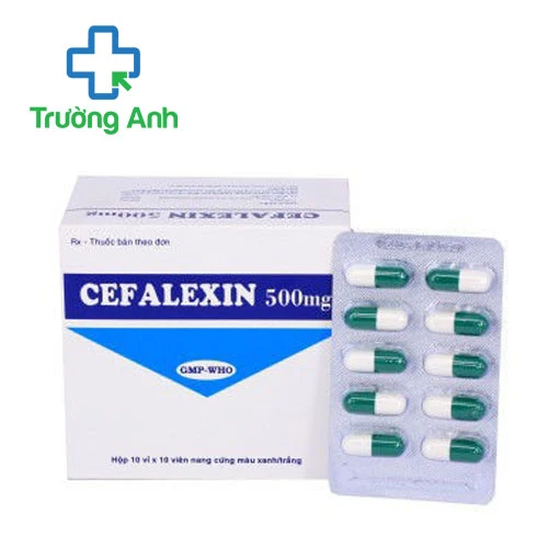 Cefalexin 500mg Tipharco - Thuốc trị nhiễm khuẩn nhẹ hiệu quả