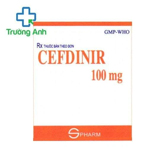 Cefdinir 100mg S.Pharm - Điều trị các nhiễm khuẩn nhẹ đến vừa