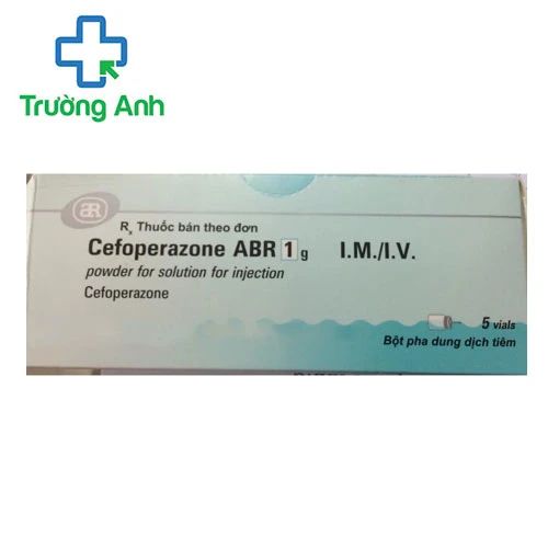 Cefoperazone ABR 1g Balkanpharma - Thuốc trị nhiễm khuẩn hiệu quả