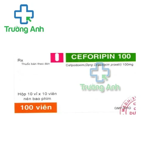 Ceforipin 100 TV.Pharm - Thuốc điều trị nhiễm khuẩn hiệu quả