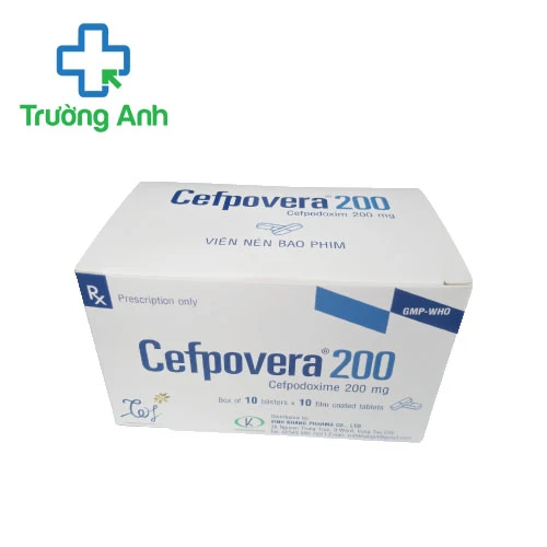 Cefpovera 200 (viên nén) - Thuốc trị nhiễm khuẩn nhẹ và vừa