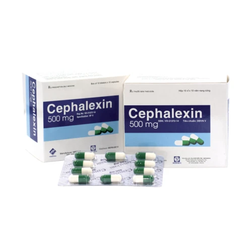 Cephalexin 500mg Vidiphar - Thuốc điều trị nhiễm khuẩn nặng