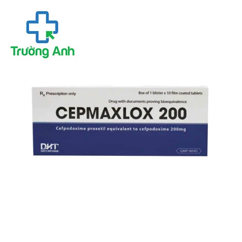 Cepmaxlox 200 - Thuốc điều trị nhiễm khuẩn hô hấp hiệu quả