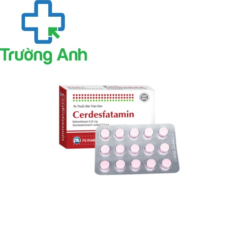 Cerdesfatamin - Thuốc điều trị viêm mũi dị ứng của PV Pharma