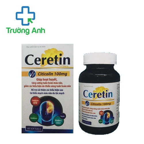 Ceretin Santex (lọ 60 viên) - Tăng cường tuần hoàn máu não