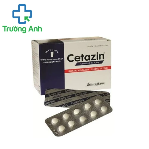 CETAZIN Vacopharm - Thuốc điều trị viêm mũi dị ứng