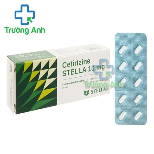Cetirizine Stella 10mg - Thuốc điều trị viêm mũi dị ứng, mề đay