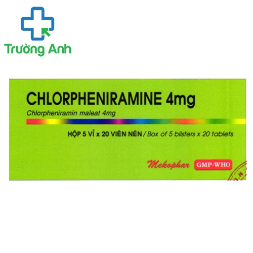 Chlorpheniramine 4mg Mekophar - Thuốc chống dị ứng hiệu quả