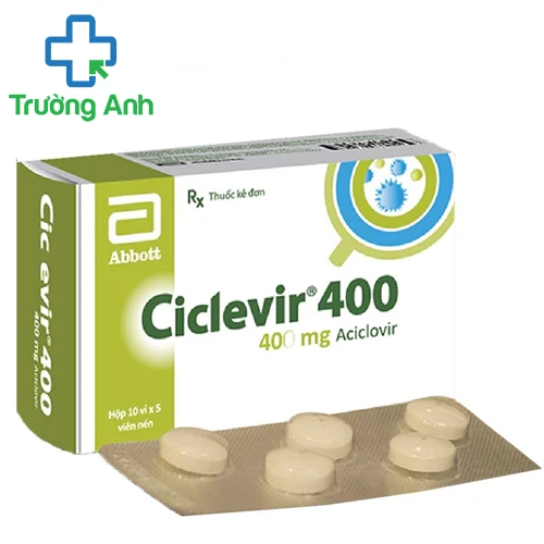 Ciclevir 400 - Thuốc điều trị nhiễm Herpes hiệu quả của Glomed