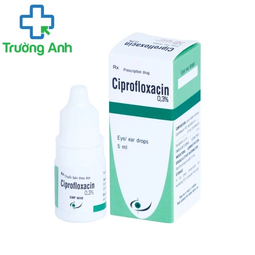 Ciprofloxacin 0,3% 5ml MD Pharco - Thuốc điều trị viêm giác mạc