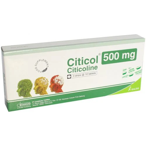 Citicol 500mg - Thuốc điều trị rối loạn ý thức của Indonesia