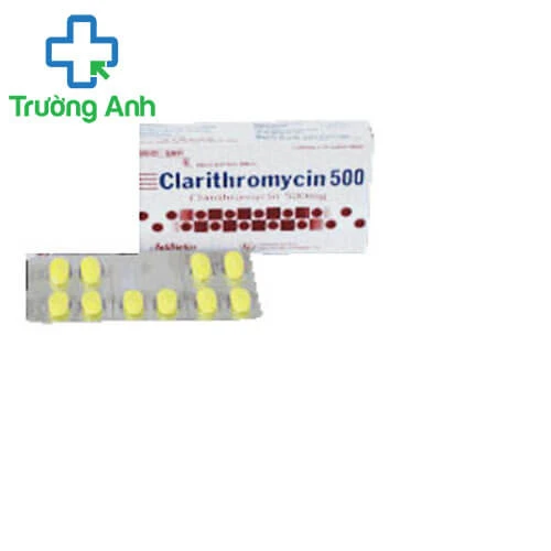 Clarithromycin 500 Khapharco - Thuốc trị nhiễm khuẩn đường hô hấp