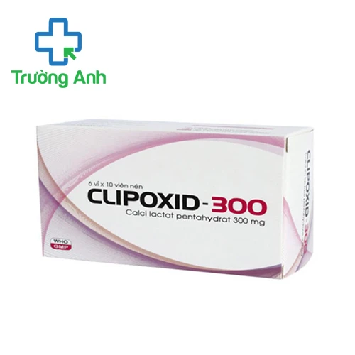 Clipoxid 300mg - Giúp bổ sung canxi trị bệnh xương khớp hiệu quả
