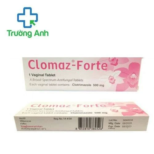 Clomaz-Forte 500mg - Viên đặt điều trị viêm nhiễm phụ khoa