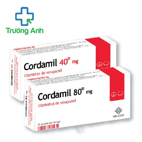 Cordamil 40 mg Helcor - Thuốc điều trị đau thắt ngực