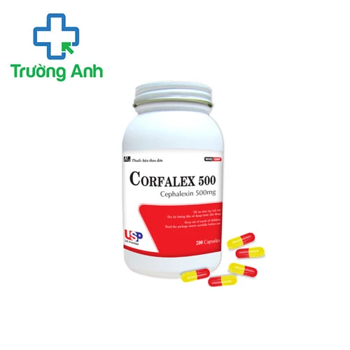 Corfalex 500 USP - Thuốc điều trị nhiễm khuẩn của US Pharma USA