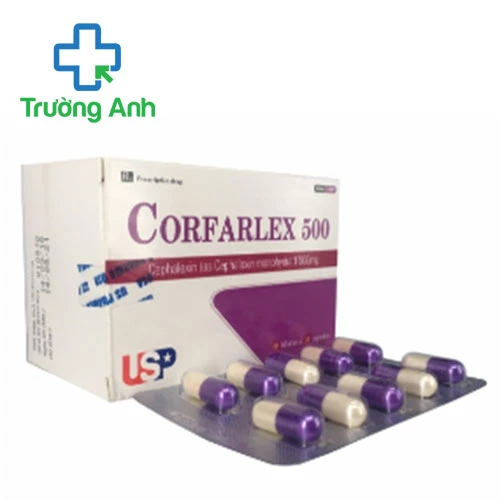 Corfarlex 500 (vỉ) - Thuốc kháng sinh trị nhiễm khuẩn hiệu quả