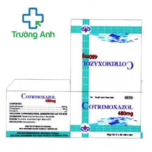 Cotrimoxazol 480mg MD Pharco - Thuốc trị nhiễm khuẩn nhanh chóng