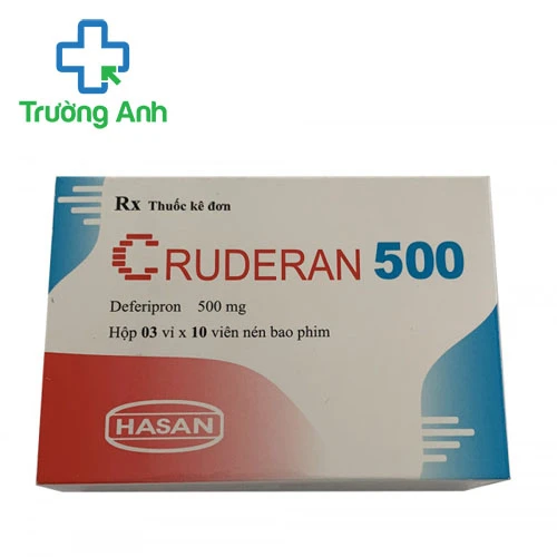 Cruderan 500 Hasan - Thuốc trị quá tải sắt hiệu quả