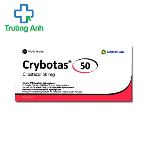 Crybotas 50 - Thuốc điều trị bệnh tim mạch của Agimexpharm