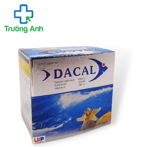 Dacal USP - Hỗ trợ bổ sung canxi và vitamin D