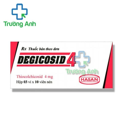 Degicosid 4 Hasan - Thuốc điều trị co thắt cơ