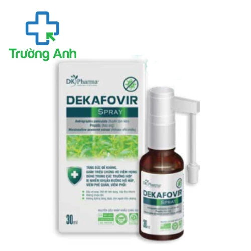 Dekafovir Spray DK Pharma - Giúp hỗ trợ điều trị viêm phế quản