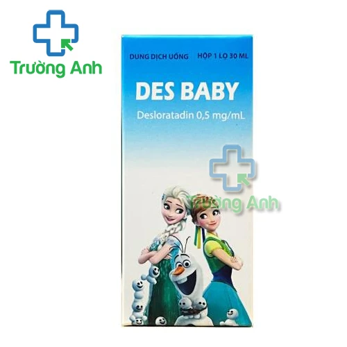 Des Baby 0,5mg/ml 30ml Hà Nam - Thuốc điều trị viêm mũi dị ứng, mề đay