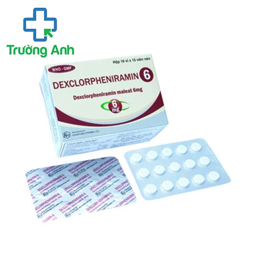 Dexclorpheniramin 6 Khapharco- Thuốc trị viêm mũi dị ứng hiệu quả