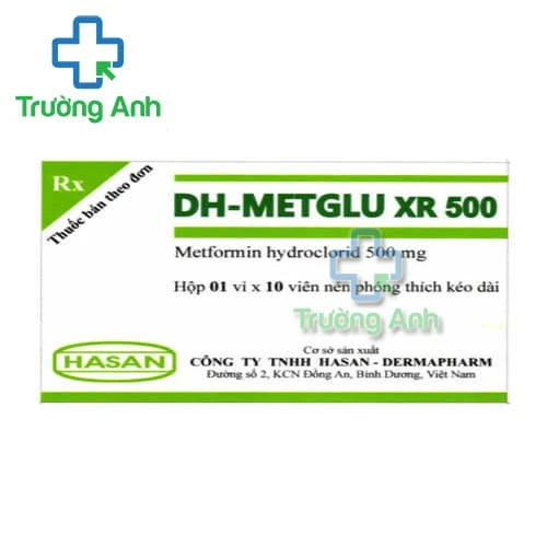 DH-Metglu XR 500 Hasan - Thuốc điều trị đái tháo đường typ II