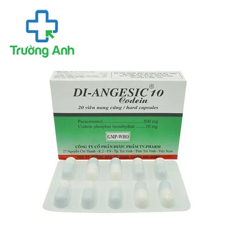Di-Angesic codein 10 TV.Pharm - Thuốc giảm đau dạng uống hiệu quả