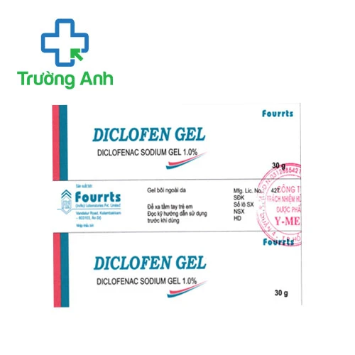 Diclofen Gel Fourrts - Thuốc bôi giảm đau xương khớp hiệu quả