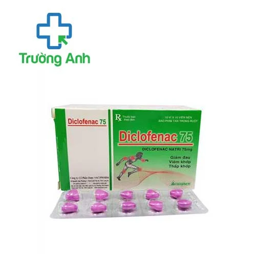 Diclofenac 75 Vacopharm - Thuốc giảm đau, chống viêm hiệu quả