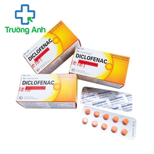 Diclofenac 50mg Khapharco - Thuốc giảm đau, chống viêm xương khớp