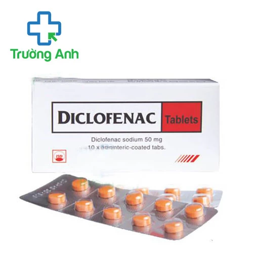Diclofenac Tablets 50mg Pymepharco - Thuốc giảm đau chống viêm
